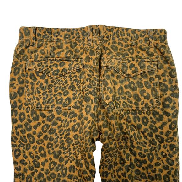 Sanctuary x Anthropologie Brown Urban Leopard Knit Cotton Jogger Pants Womens XS - Picture 5 of 7